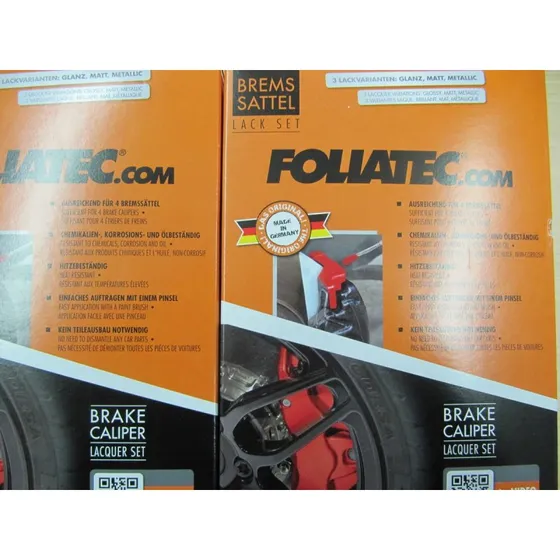 Foliatec Bremssattel-Lack-Set Midnight Black 7-teilig