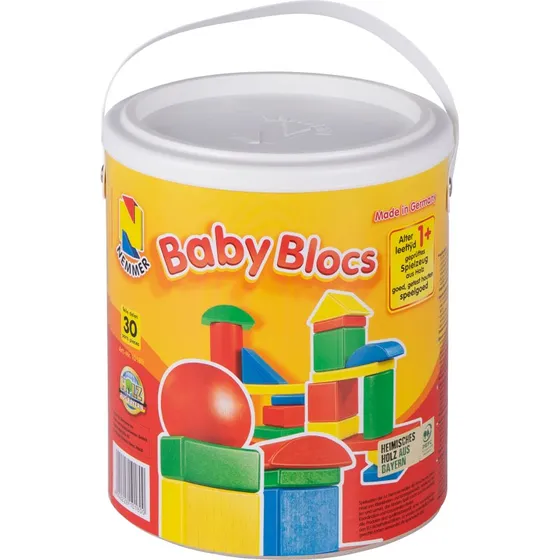 Baby Blocs 30 extra große Holzbausteine