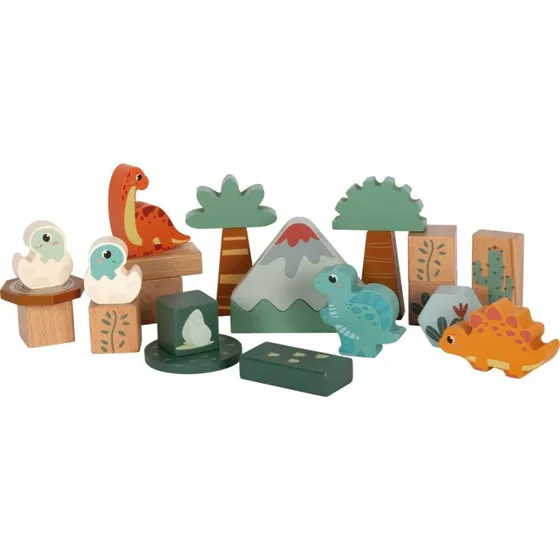 small foot Holzbausteine Dino – 50-teiliges Set