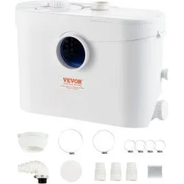 VEVOR Hebeanlage 700W, 9600 l/h, 10 m Förderhöhe, Zerkleinerer