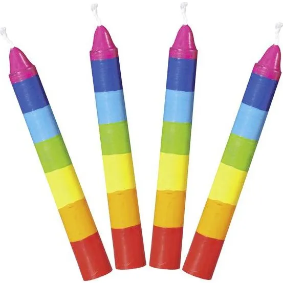 Goki Geburtstagskerzen-Set bunt (10 Stück)