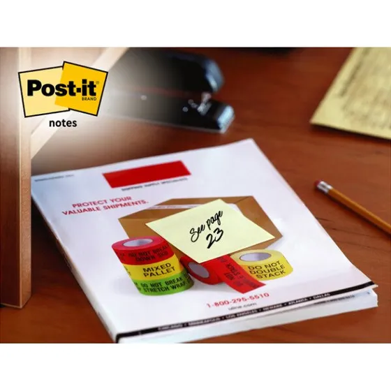 Post-it Haftnotizen 76 x 76 mm gelb, 5+1 gratis