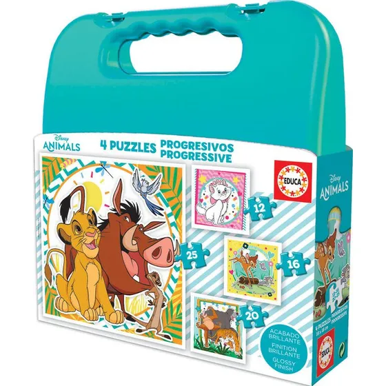 Educa Disney Tiere Puzzle 12-16-20-25 Teile