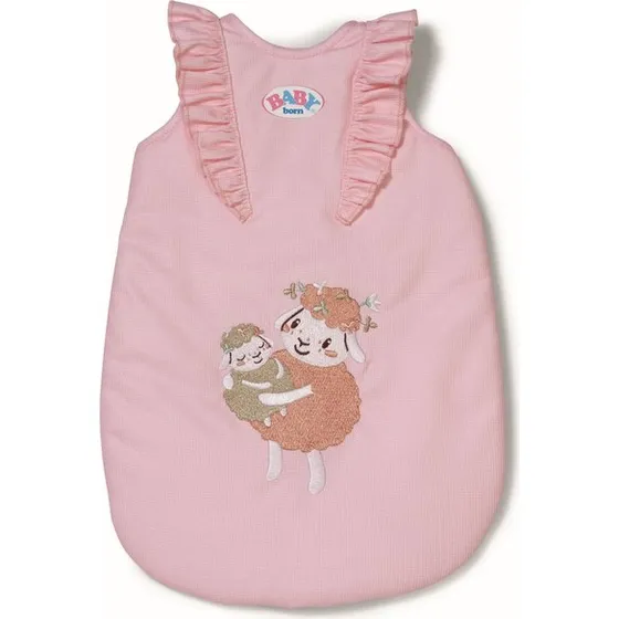 BABY born Schlafsack Blumen rosa für 36/43 cm