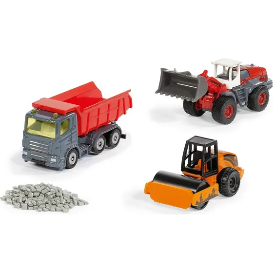 SIKU 6329 Geschenkset Straßenbau