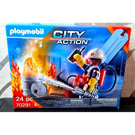 PLAYMOBIL 70291 Feuerwehrmann-Geschenkset