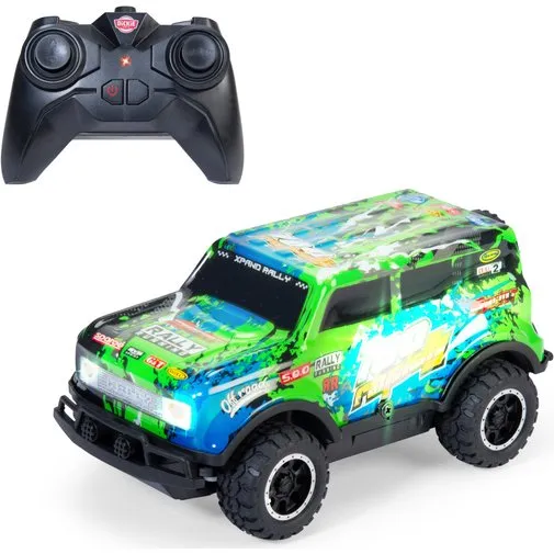 Dickie Toys RC Glow Rally Truck 1:24 mit Licht & Gummireifen