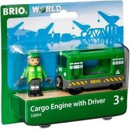 BRIO Frachtlok mit Fahrer 33894