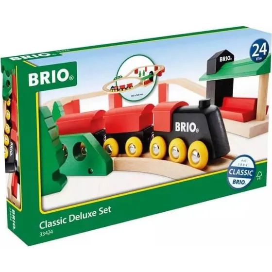 BRIO Classic Deluxe Eisenbahn Set 25-teilig