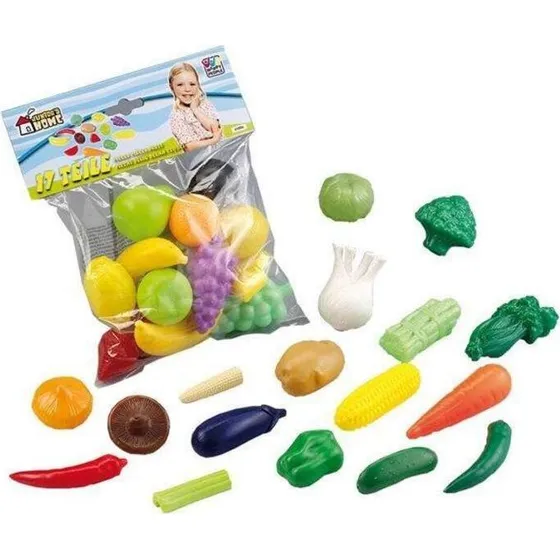 Happy People Früchte & Gemüse im Beutel 17-teilig