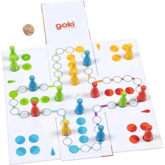 Cellestria XXL Ludo im Würfel zum Aufklappen