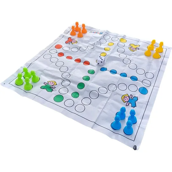 alldoro XXL Ludo-Spiel mit Tragetasche