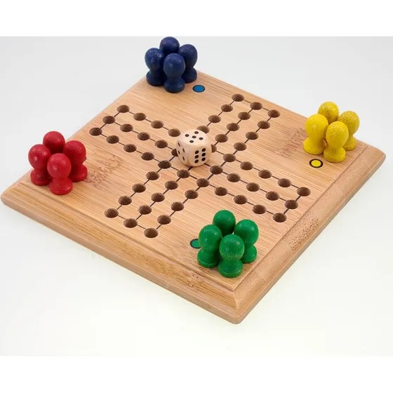 Fridolin Mini Ludo aus Bambus