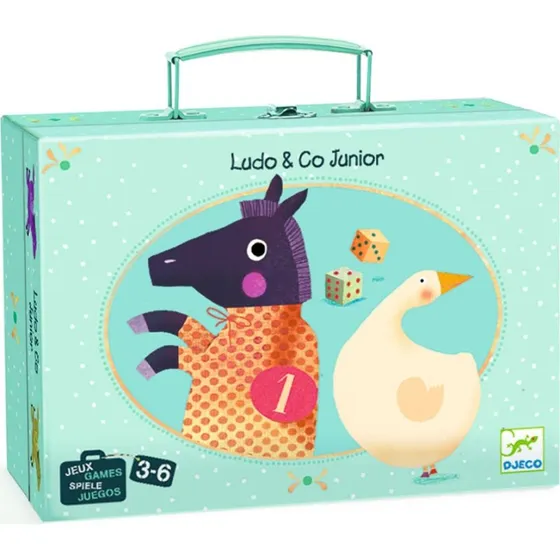 Djeco Spielkoffer Ludo & Gänsespiel