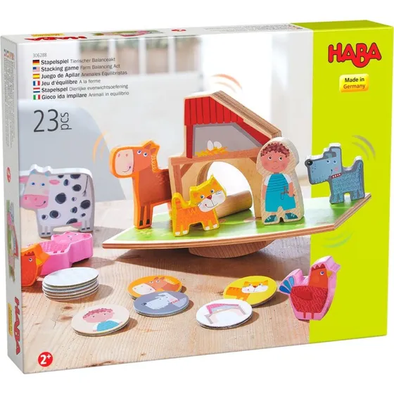 HABA Tierischer Balanceakt – Stapelspiel ab 2 Jahren