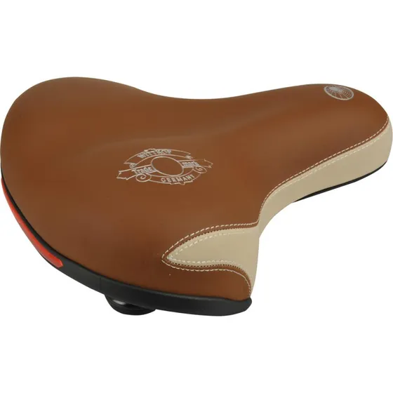 Fischer Sattel City/Touren Gel Elastomer cappuccino-braun