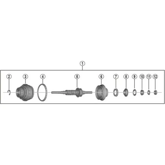Shimano SG-C7000-5R5V Innennabe 5-Gang