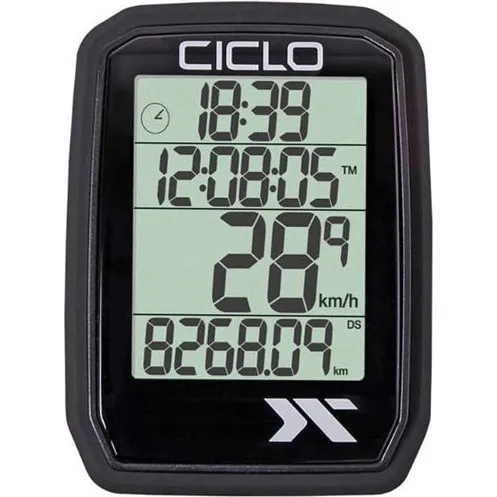Ciclosport Protos 205 Funk-Fahrradcomputer schwarz