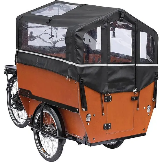 Babboe Regenverdeck schwarz fr Max-E mit Gestnge