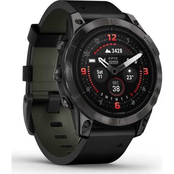Garmin epix Pro (Gen 2) Sapphire 51 mm Titan carbongrau