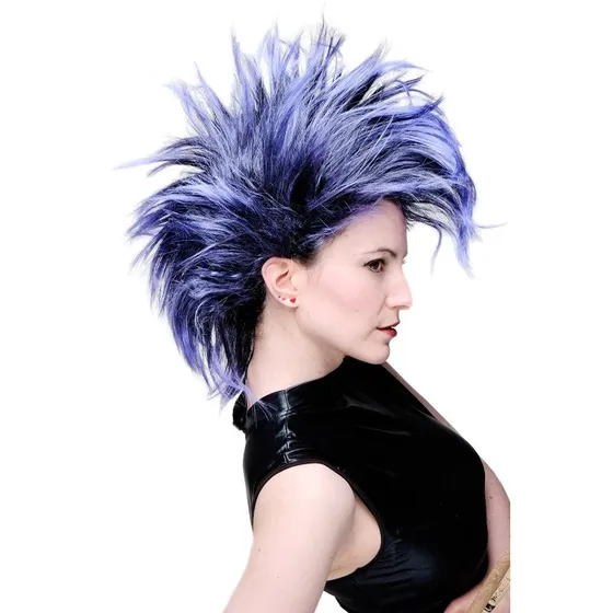 WIG ME UP Punk Glam Vamp Iro Blauviolett PW0078-1