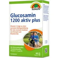 Sunlife Glucosamin 1200 Aktiv Plus 60 Kapseln