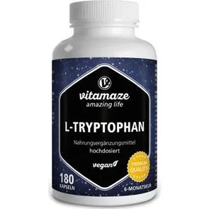 VegaPure L-Tryptophan 500 mg vegan 180 Kapseln
