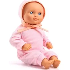 DJECO Puppe Pompea Lilas Rose 32 cm