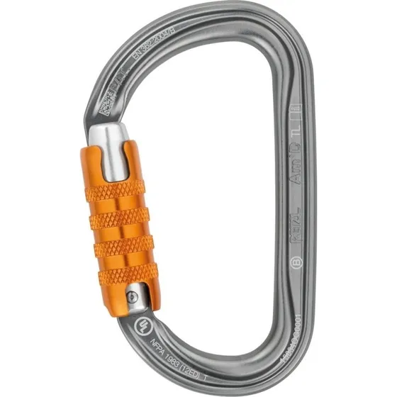 Petzl Am'D Triact-Lock Karabiner Silber