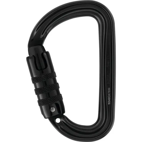 Petzl Sm'D TRIACT-LOCK Karabiner schwarz (10 Stück)