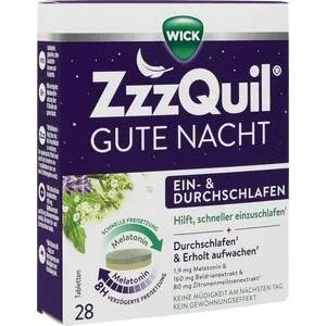 WICK ZzzQuil Gute Nacht Ein- & Durchschlafen 28 Tabletten