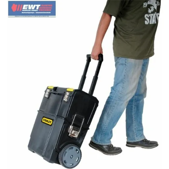 Stanley 1-70-327 Mobile Werkzeugbox 2-in-1 Gelb/Schwarz