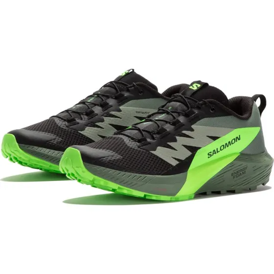 Salomon Sense Ride 5 Trailrunningschuh, schwarz/laur/graueck
