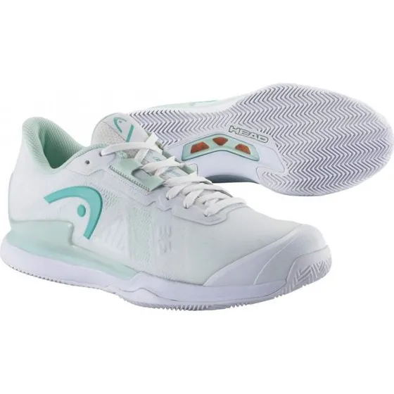 Head Sprint Pro 3.5 Clay Damen Tennisschuh Weiss/Grün