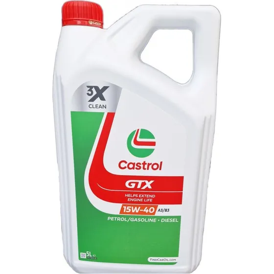 Castrol GTX 15W-40 A3/B3 5L