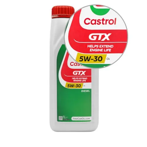 Castrol GTX 5W-30 C4 für Renault, Citroen, Mercedes