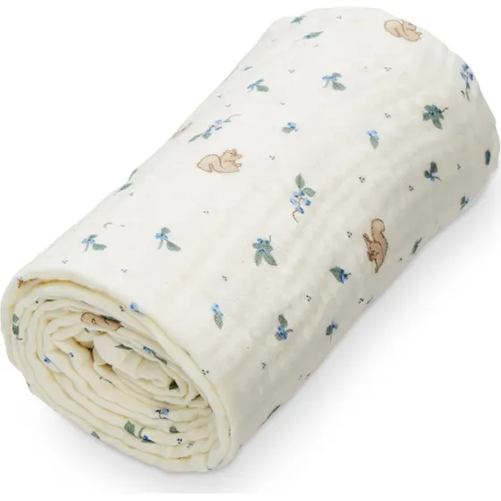 Cam Cam Copenhagen Musselin-Decke Blaubeeren