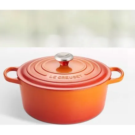 Le Creuset Cocotte Rund 26 cm ofenrot