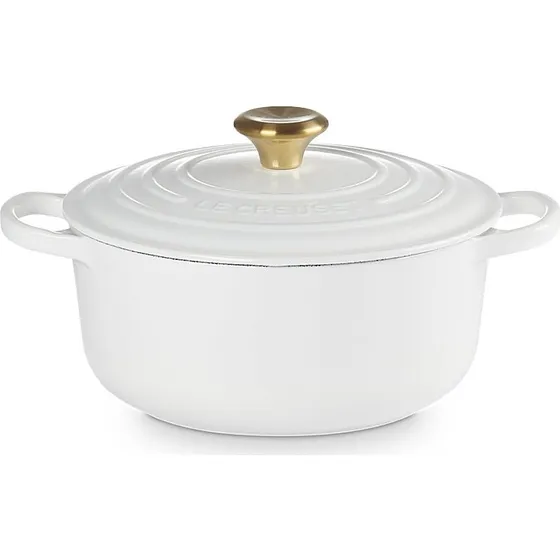 Le Creuset Signature Bräter Rund 24 cm Weiß