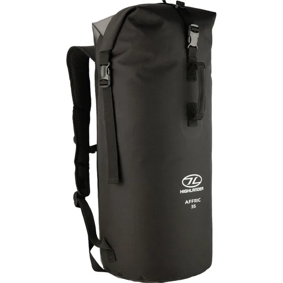 Highlander Affric 35 L wasserdichter Rucksack schwarz