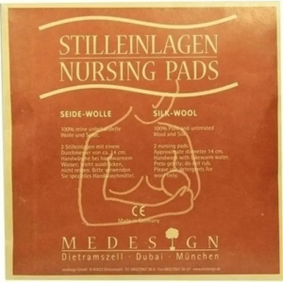 medesign Stilleinlagen Seide/Wolle 2 St