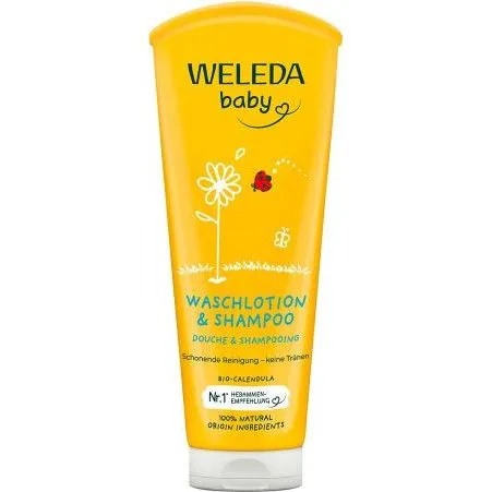 Weleda Calendula Waschlotion & Shampoo 200ml