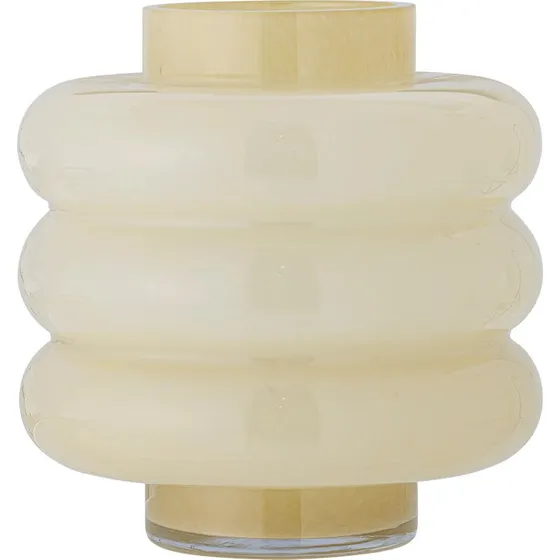 Bloomingville Sahara Vase Gelb H22cm Glas