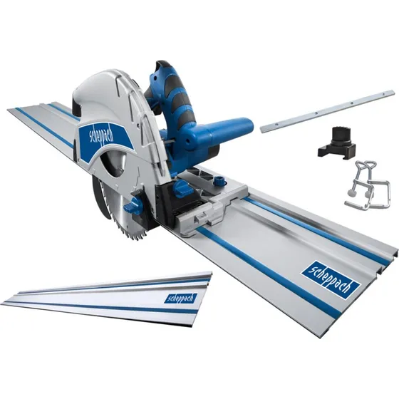 Scheppach PL75 Tauchsäge 1600 W mit Führungsschiene 1400 mm