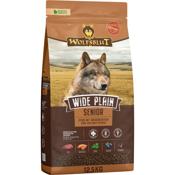 Wolfsblut Wide Plain Senior Pferd & Süßkartoffel 2x2 kg