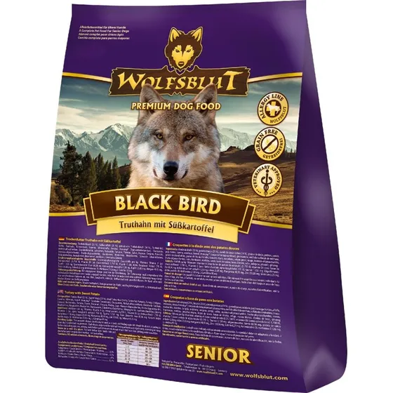 Wolfsblut Black Bird Senior Truthahn & Süßkartoffel 2 kg