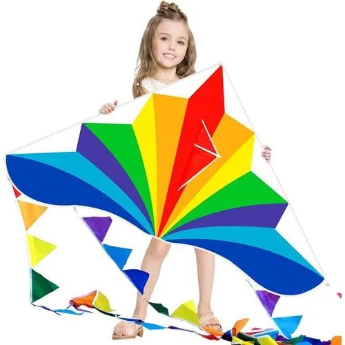 Flying Hoofer Regenbogen-Delta-Drachen für Kinder & Erwachsene