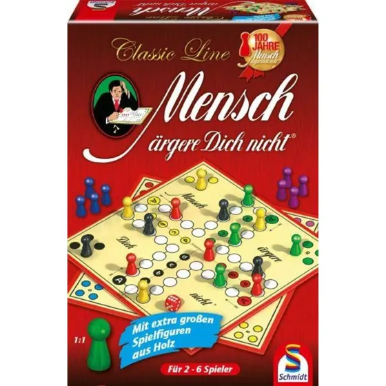 Schmidt Spiele Mensch ärgere Dich nicht® Classic Line mit großen Figuren