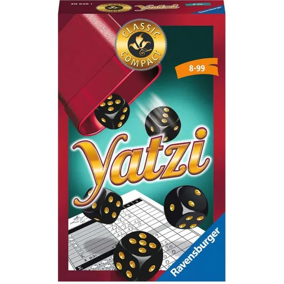 Ravensburger Yatzi Classic Compact – Würfelspiel im Reiseformat