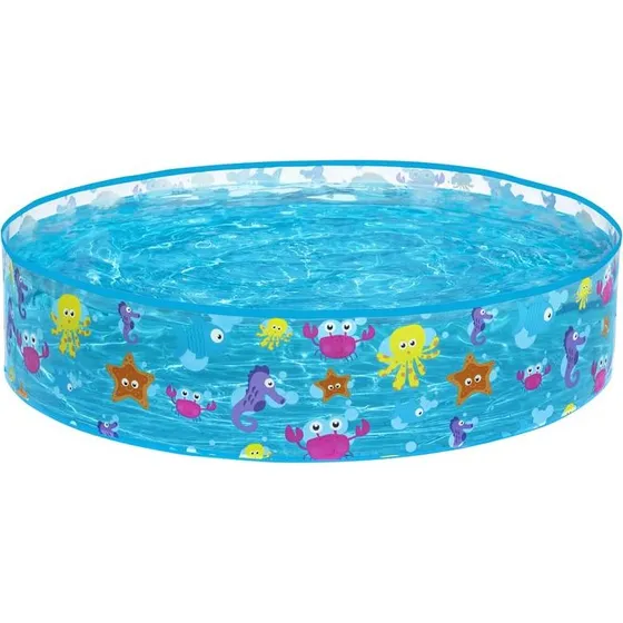 Bestway Aquatic Fill 'n Fun Planschbecken 122 cm, Mehrfarbig